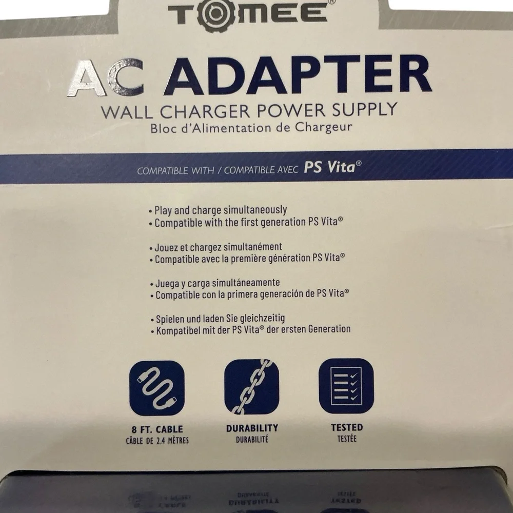 Black AC‎ Adapter for PS Vita